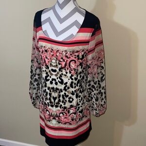 Valerie Stevens Knee Length Dress - Size L